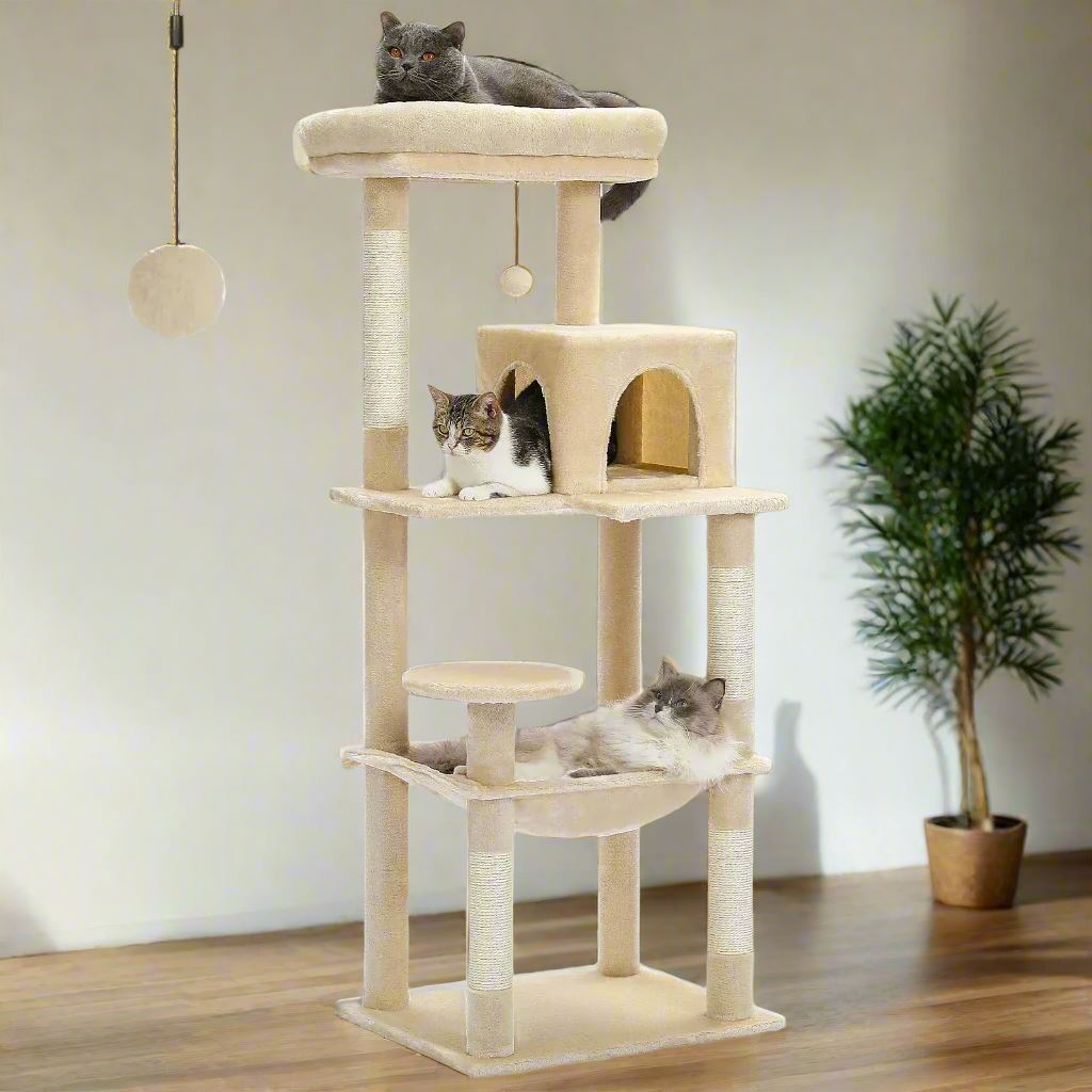 CatComfort™ - Beige - Le Palais Matou - Tout sur la Maison du Chat!