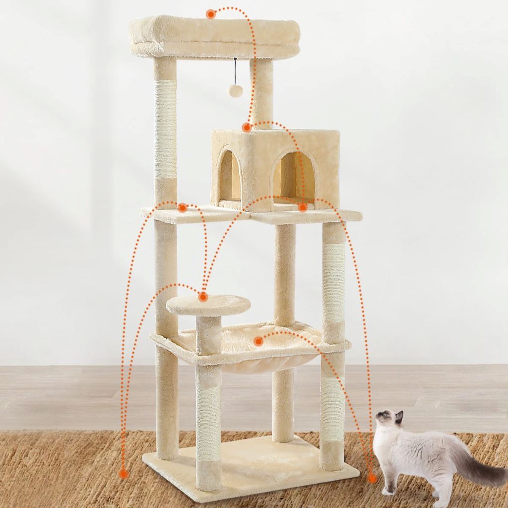 CatComfort™ - Beige - Le Palais Matou - Tout sur la Maison du Chat!