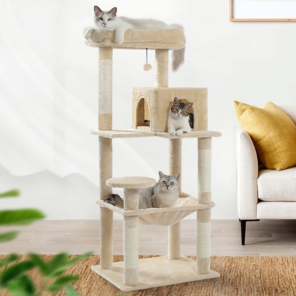 CatComfort™ - Beige - Le Palais Matou - Tout sur la Maison du Chat!